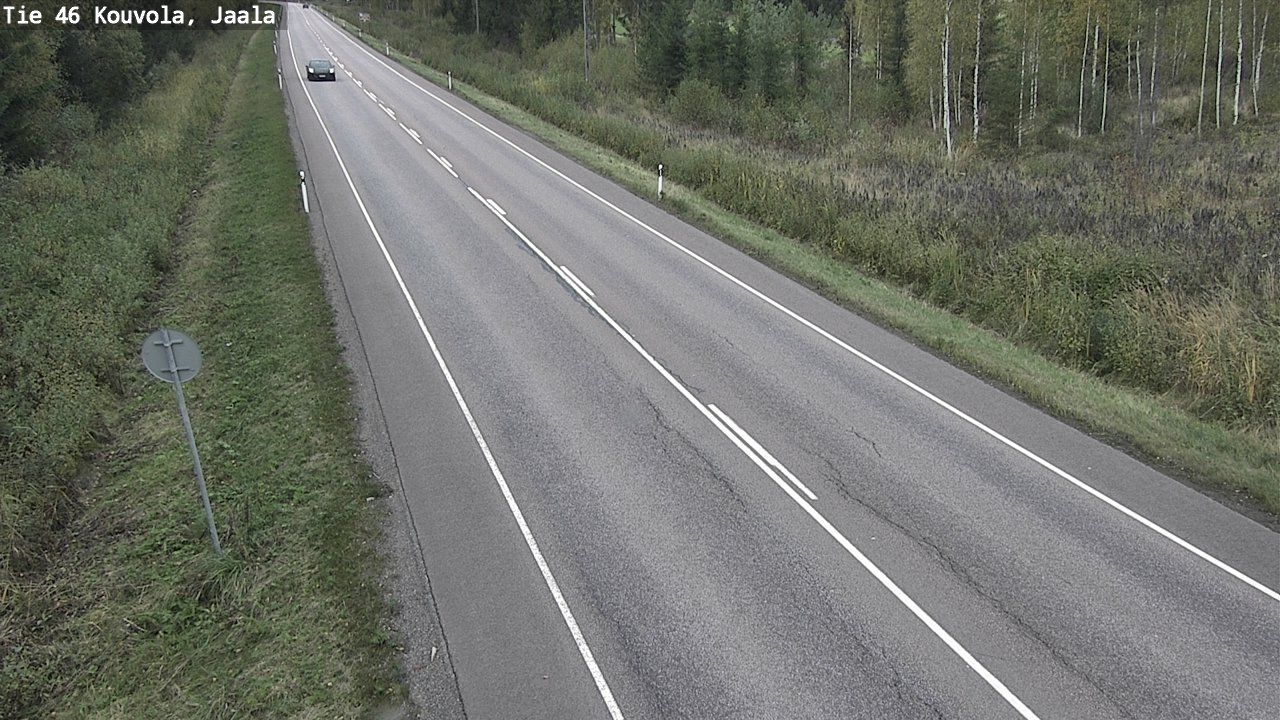 Weather Camera Image Road 46 Kouvola, Jaala, Kouvola, Kymenlaakso