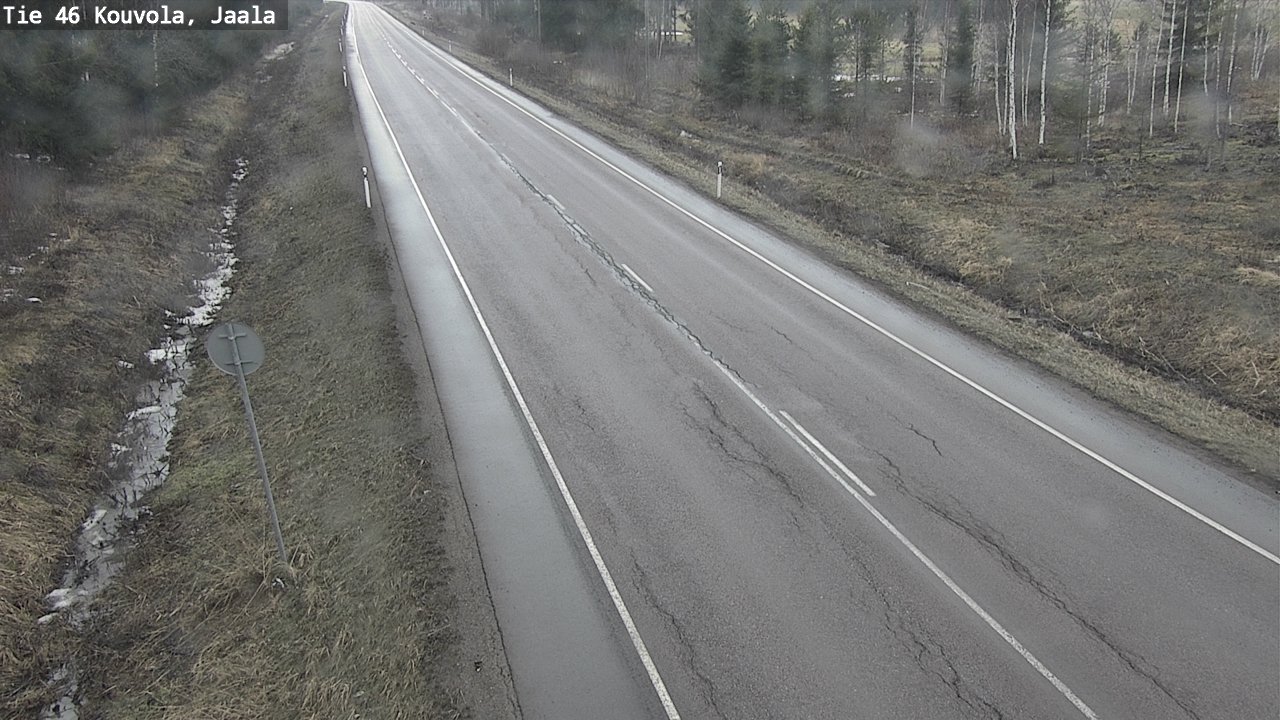 Weather Camera Image Road 46 Kouvola, Jaala, Kouvola, Kymenlaakso