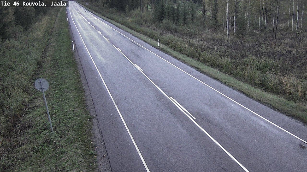 Weather Camera Image Road 46 Kouvola, Jaala, Kouvola, Kymenlaakso