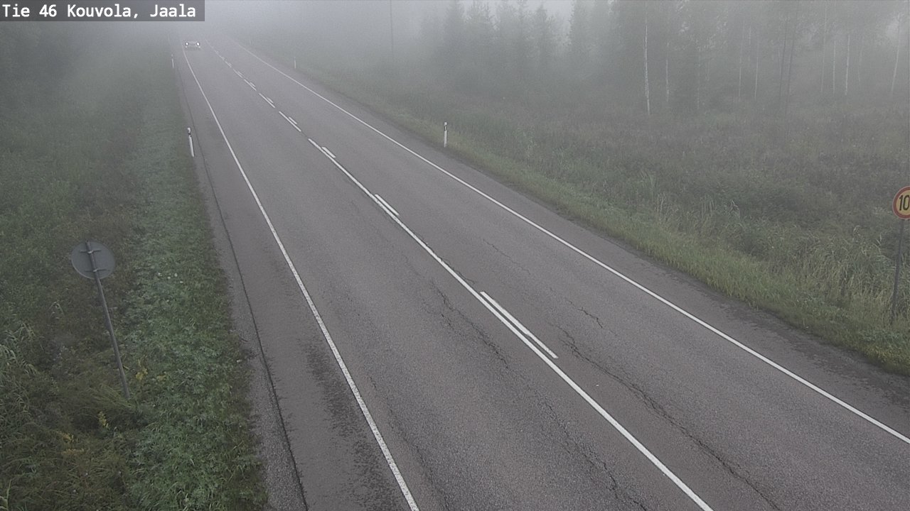 Weather Camera Image Road 46 Kouvola, Jaala, Kouvola, Kymenlaakso