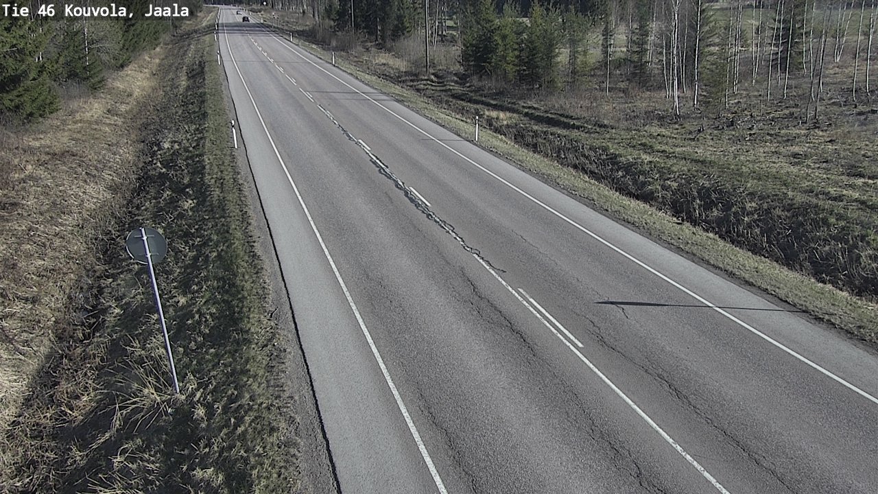 Weather Camera Image Road 46 Kouvola, Jaala, Kouvola, Kymenlaakso