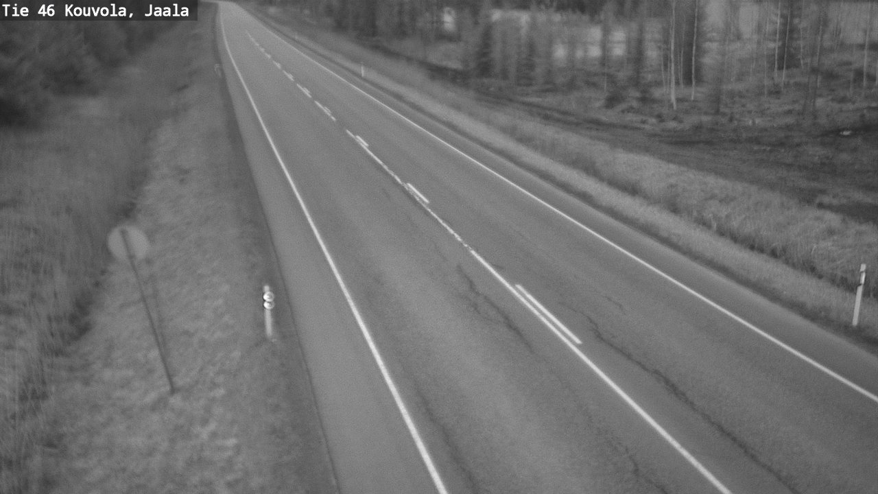 Weather Camera Image Road 46 Kouvola, Jaala, Kouvola, Kymenlaakso