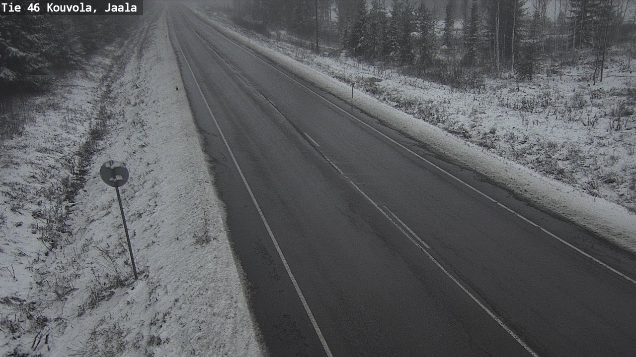 Weather Camera Image Väg 46 Kouvola, Jaala, Kouvola, Kymenlaakso
