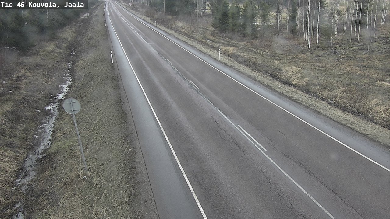 Weather Camera Image Väg 46 Kouvola, Jaala, Kouvola, Kymenlaakso