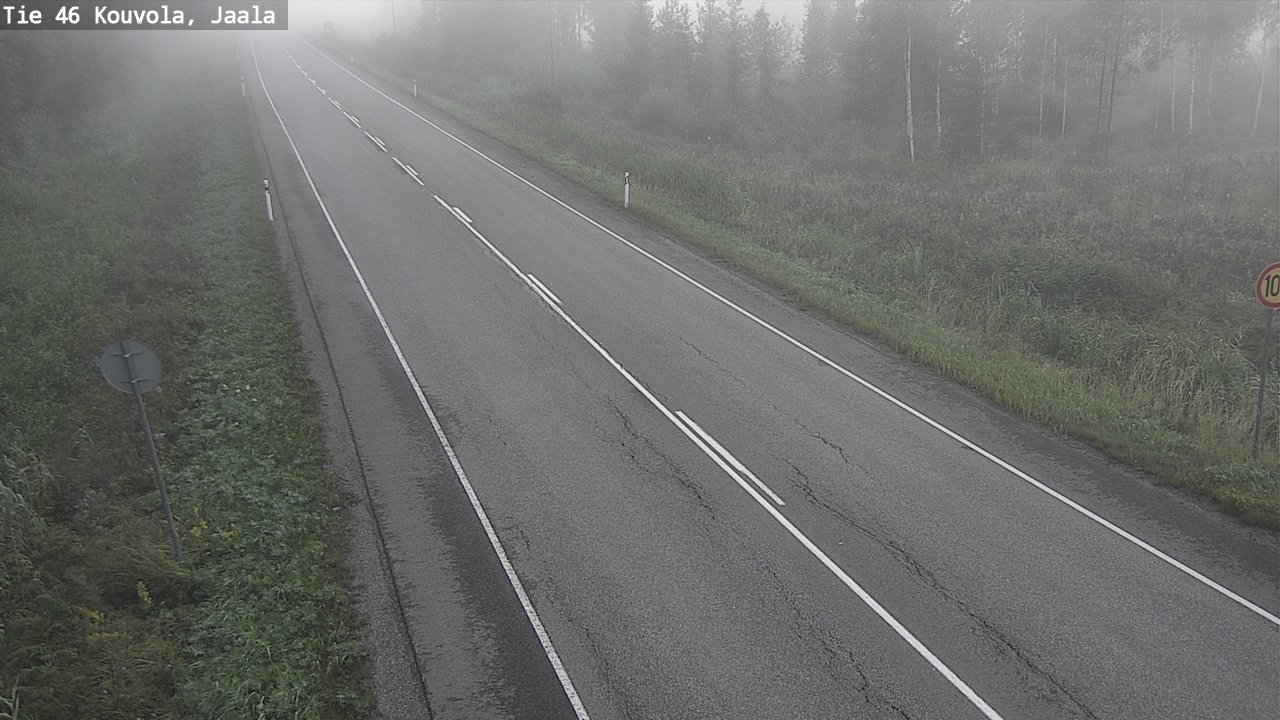 Weather Camera Image Road 46 Kouvola, Jaala, Kouvola, Kymenlaakso