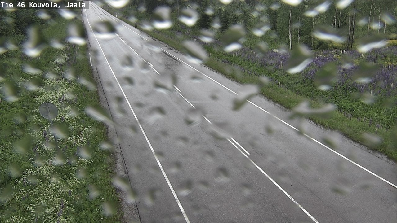 Weather Camera Image Väg 46 Kouvola, Jaala, Kouvola, Kymenlaakso