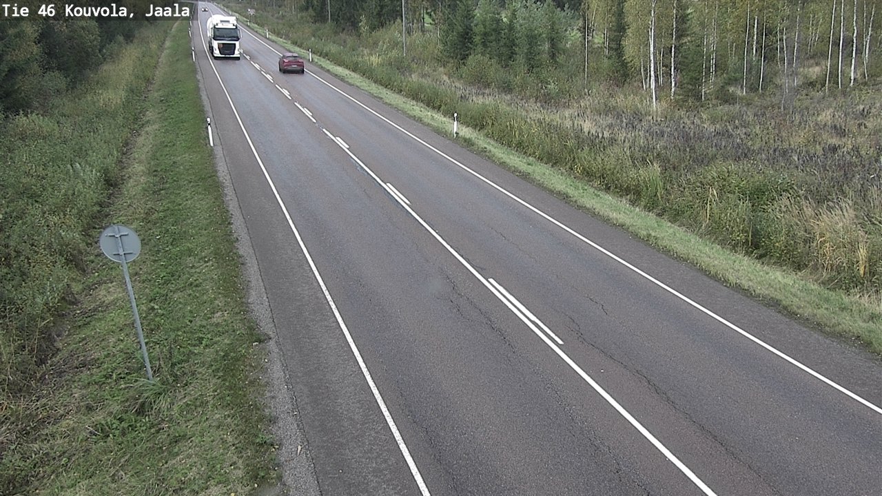 Weather Camera Image Road 46 Kouvola, Jaala, Kouvola, Kymenlaakso