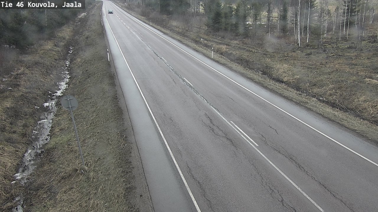 Weather Camera Image Road 46 Kouvola, Jaala, Kouvola, Kymenlaakso