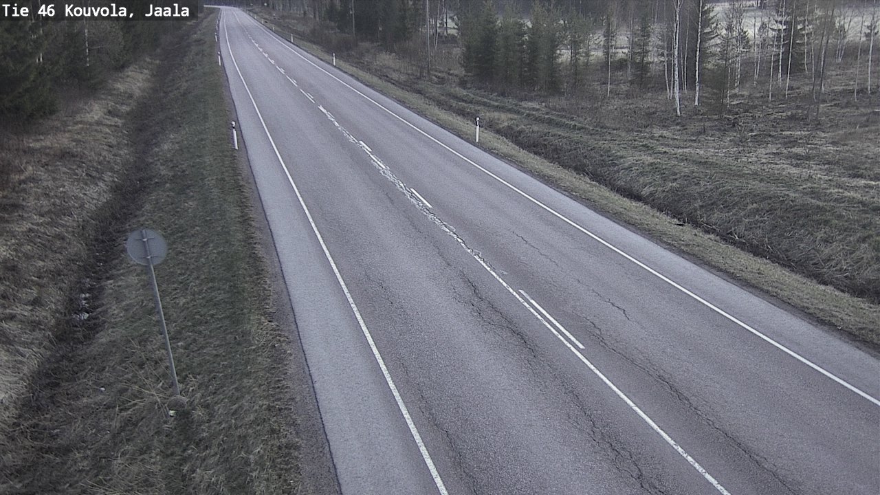 Weather Camera Image Road 46 Kouvola, Jaala, Kouvola, Kymenlaakso