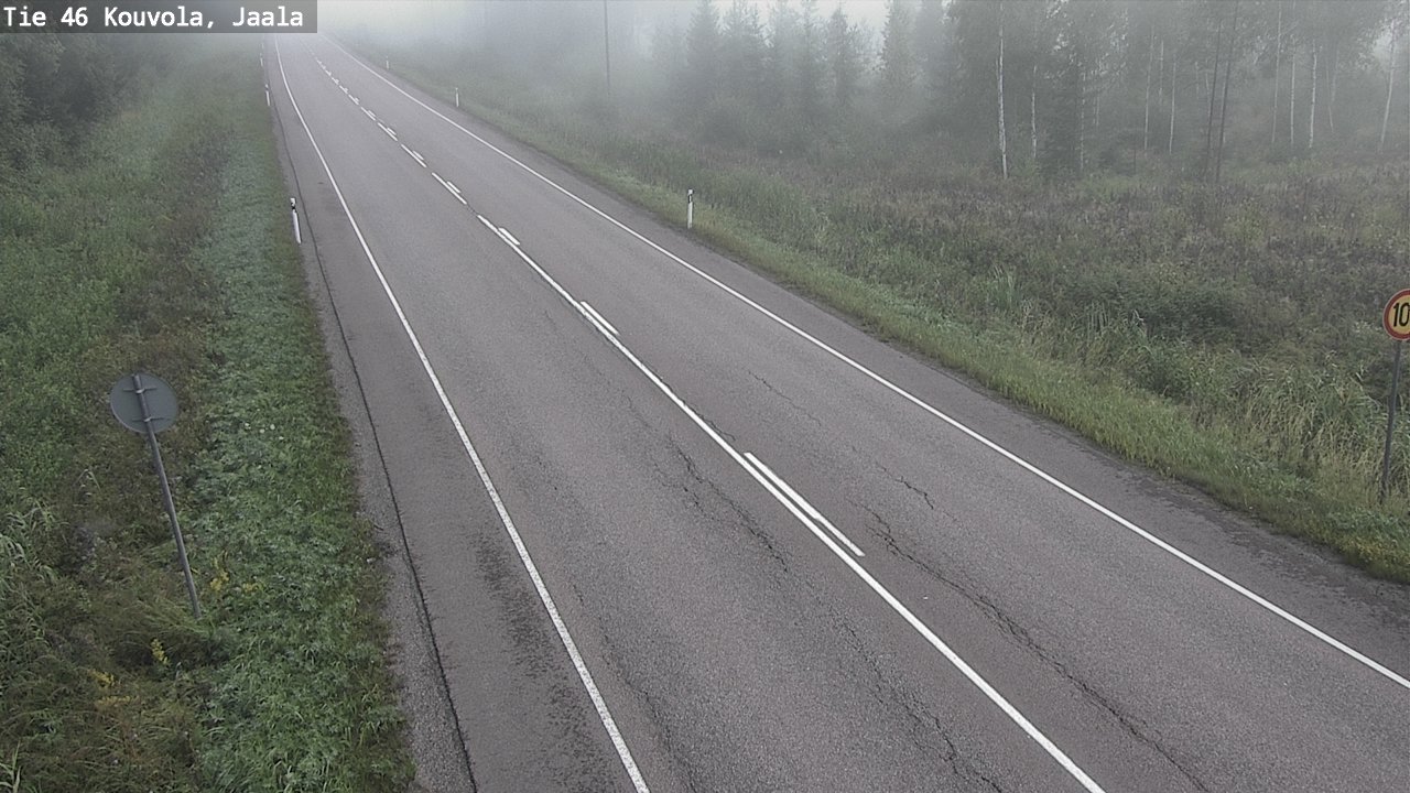 Weather Camera Image Road 46 Kouvola, Jaala, Kouvola, Kymenlaakso