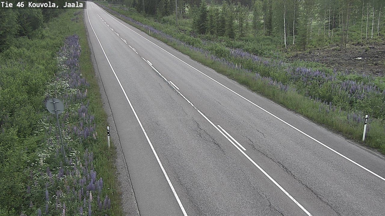 Weather Camera Image Road 46 Kouvola, Jaala, Kouvola, Kymenlaakso