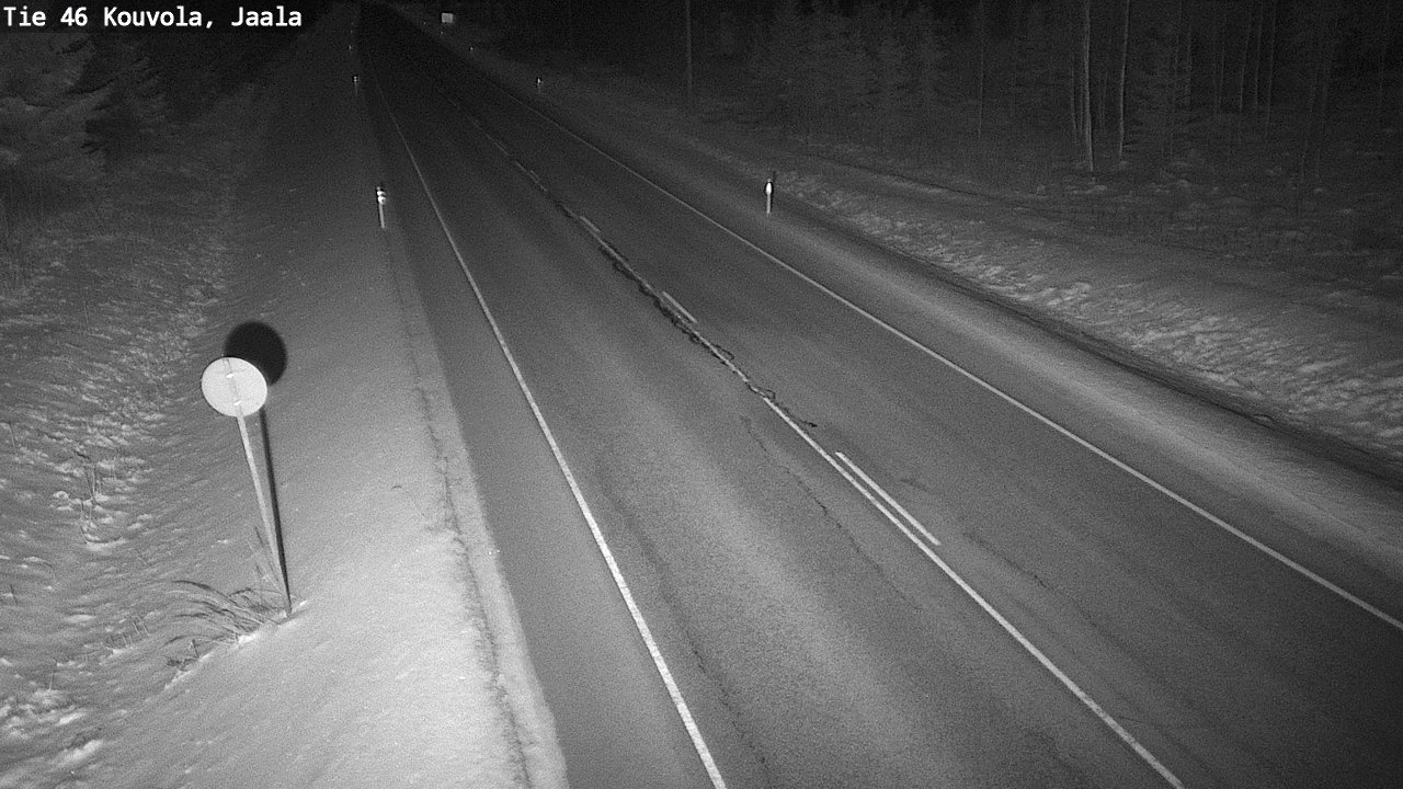Weather Camera Image Väg 46 Kouvola, Jaala, Kouvola, Kymenlaakso