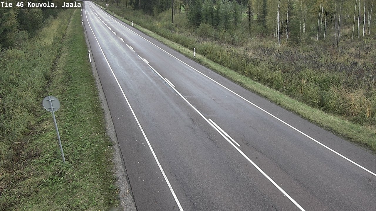 Weather Camera Image Road 46 Kouvola, Jaala, Kouvola, Kymenlaakso