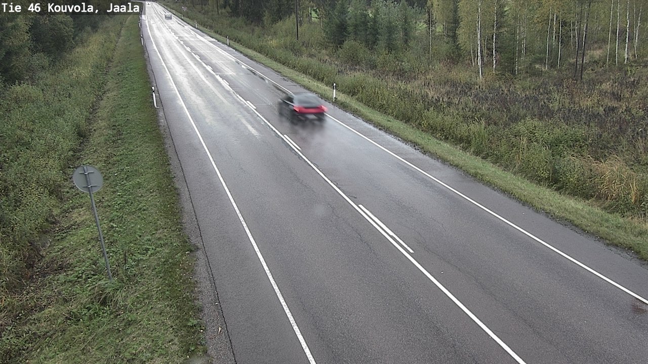 Weather Camera Image Road 46 Kouvola, Jaala, Kouvola, Kymenlaakso