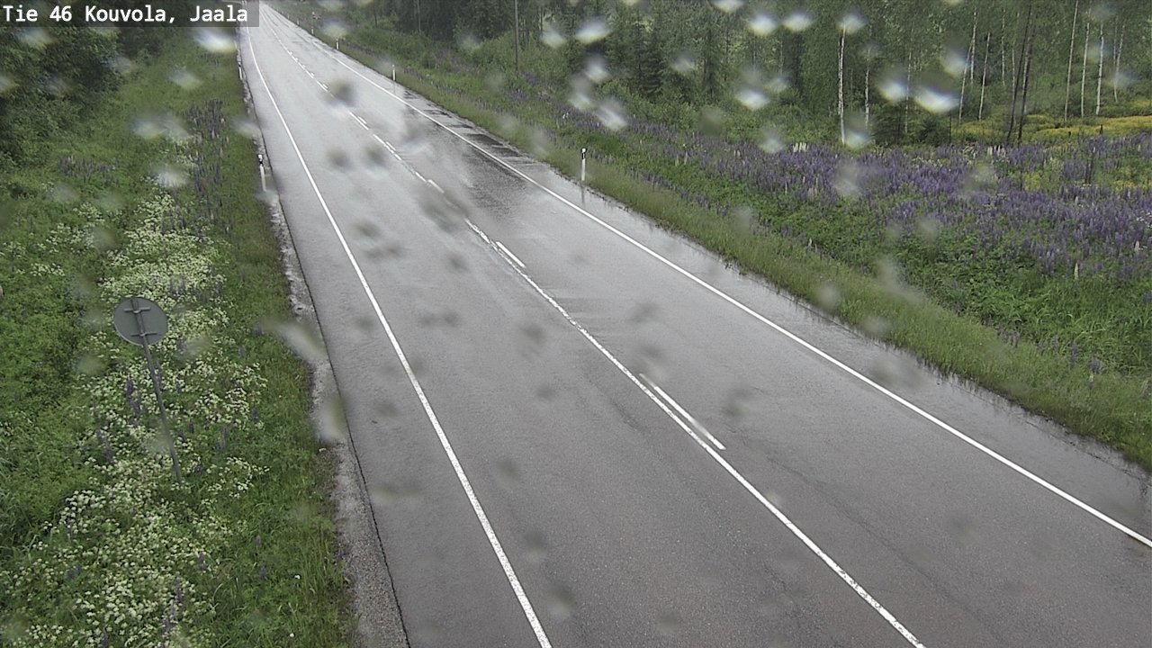 Weather Camera Image Väg 46 Kouvola, Jaala, Kouvola, Kymenlaakso