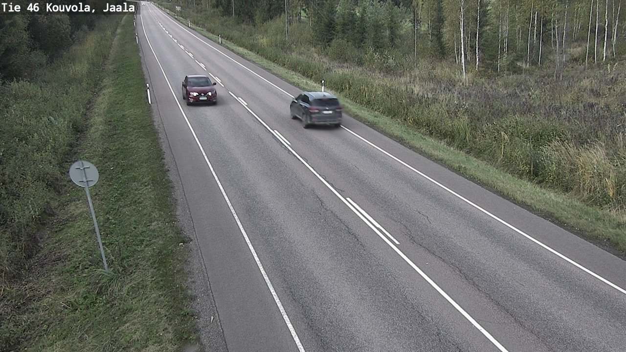 Weather Camera Image Road 46 Kouvola, Jaala, Kouvola, Kymenlaakso