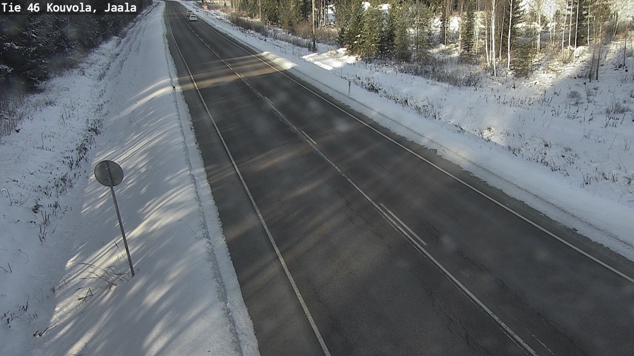 Weather Camera Image Väg 46 Kouvola, Jaala, Kouvola, Kymenlaakso