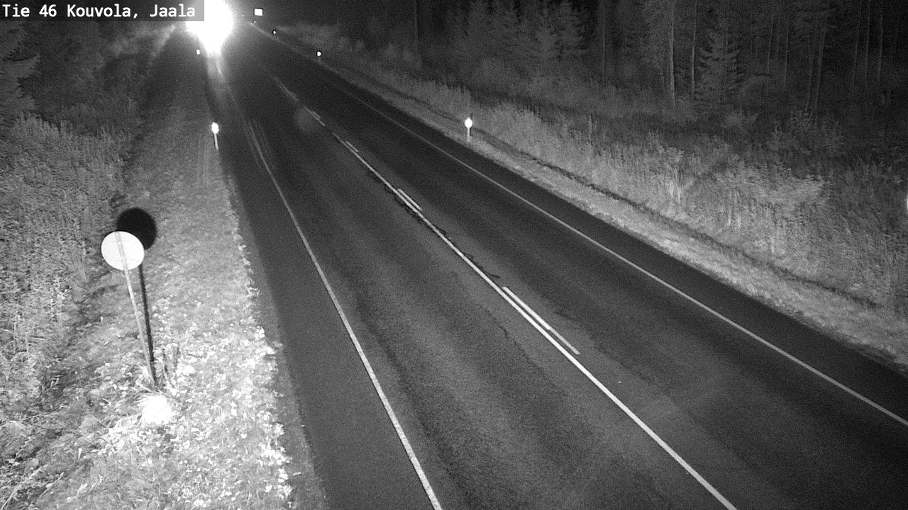 Weather Camera Image Road 46 Kouvola, Jaala, Kouvola, Kymenlaakso
