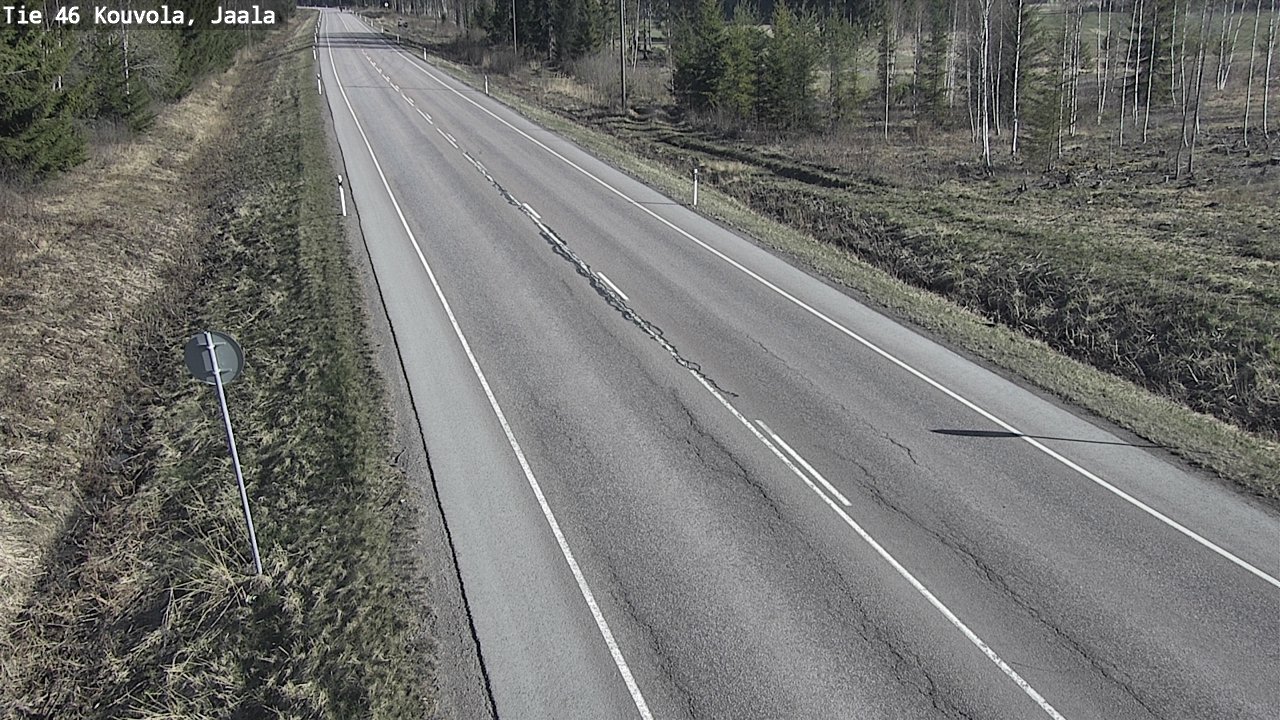 Weather Camera Image Road 46 Kouvola, Jaala, Kouvola, Kymenlaakso