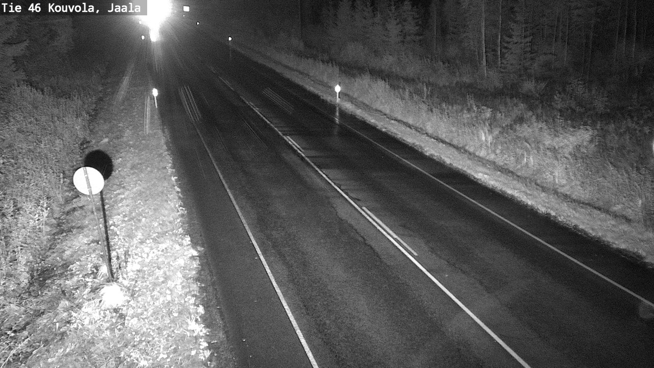 Weather Camera Image Road 46 Kouvola, Jaala, Kouvola, Kymenlaakso