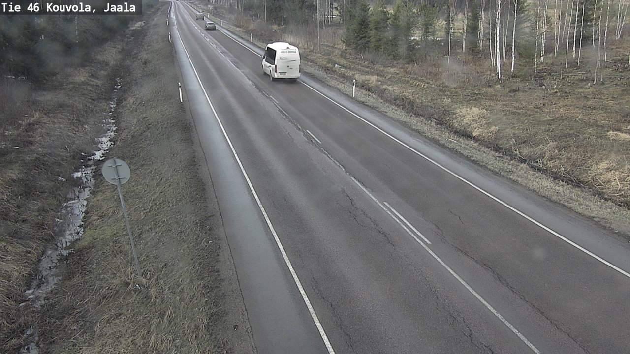 Weather Camera Image Väg 46 Kouvola, Jaala, Kouvola, Kymenlaakso