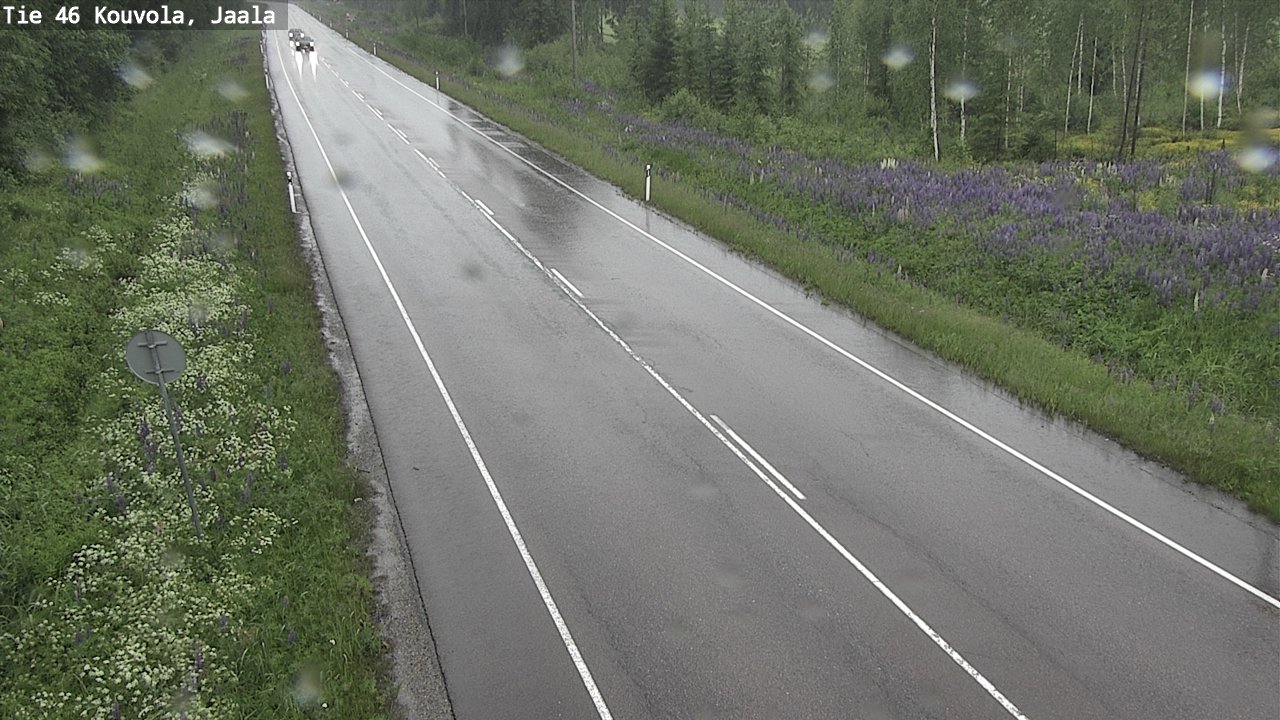 Weather Camera Image Väg 46 Kouvola, Jaala, Kouvola, Kymenlaakso