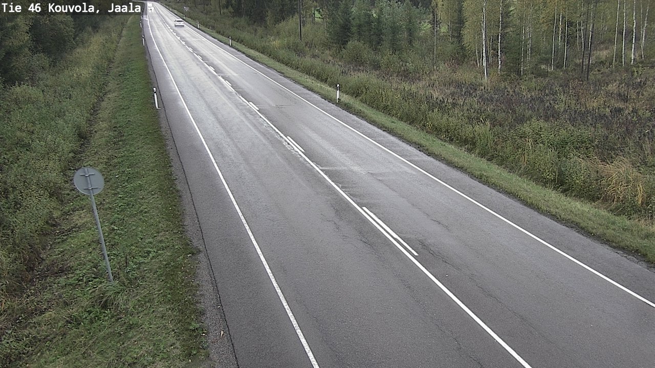 Weather Camera Image Road 46 Kouvola, Jaala, Kouvola, Kymenlaakso