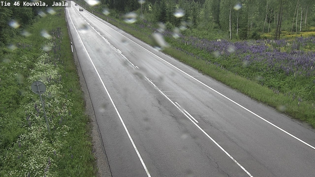 Weather Camera Image Väg 46 Kouvola, Jaala, Kouvola, Kymenlaakso