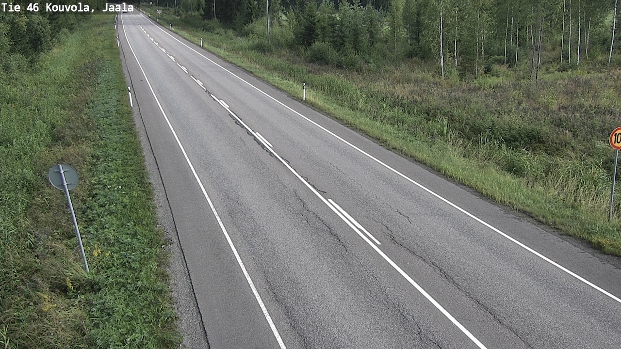 Weather Camera Image Väg 46 Kouvola, Jaala, Kouvola, Kymenlaakso