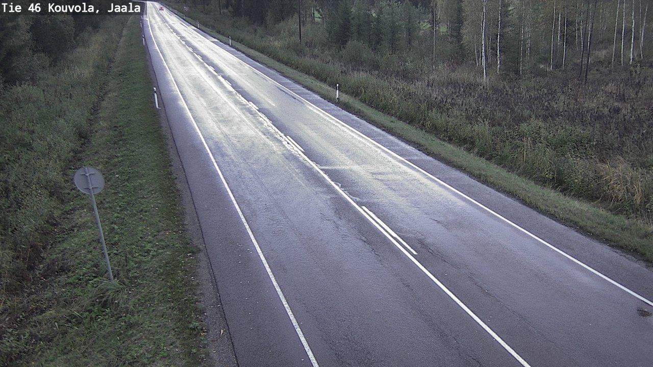 Weather Camera Image Road 46 Kouvola, Jaala, Kouvola, Kymenlaakso