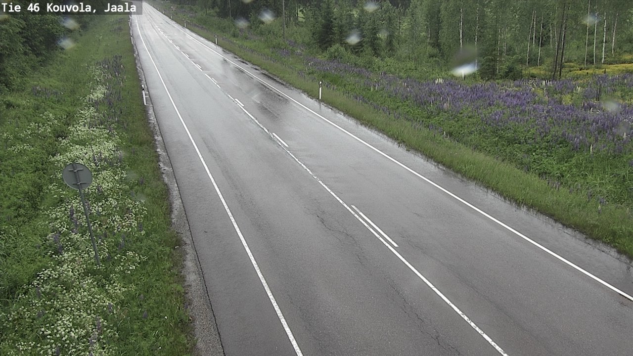 Weather Camera Image Väg 46 Kouvola, Jaala, Kouvola, Kymenlaakso
