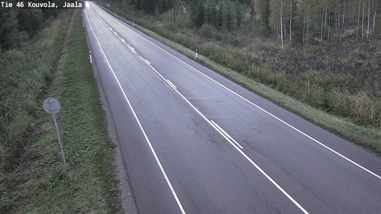 Weather Camera Image Road 46 Kouvola, Jaala, Kouvola, Kymenlaakso