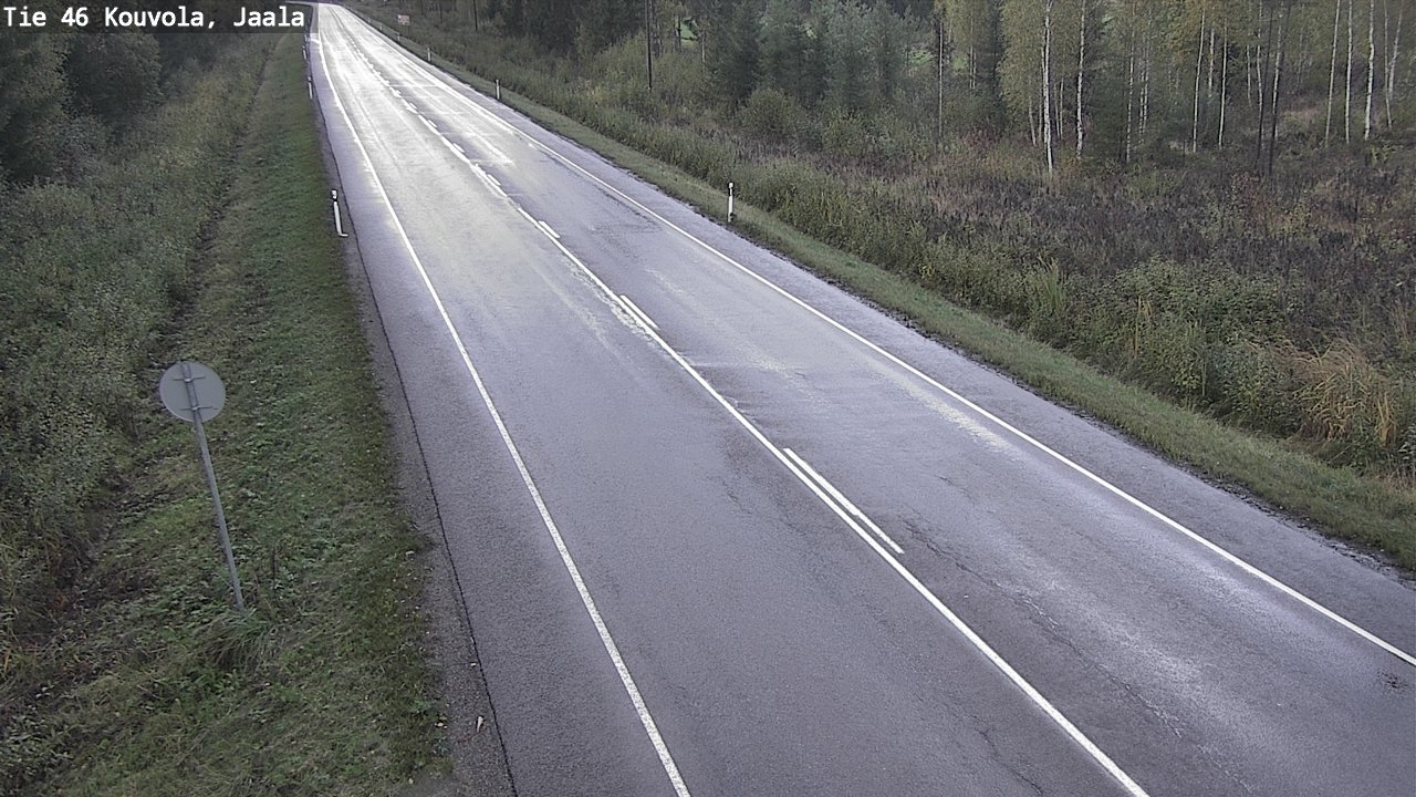 Weather Camera Image Road 46 Kouvola, Jaala, Kouvola, Kymenlaakso
