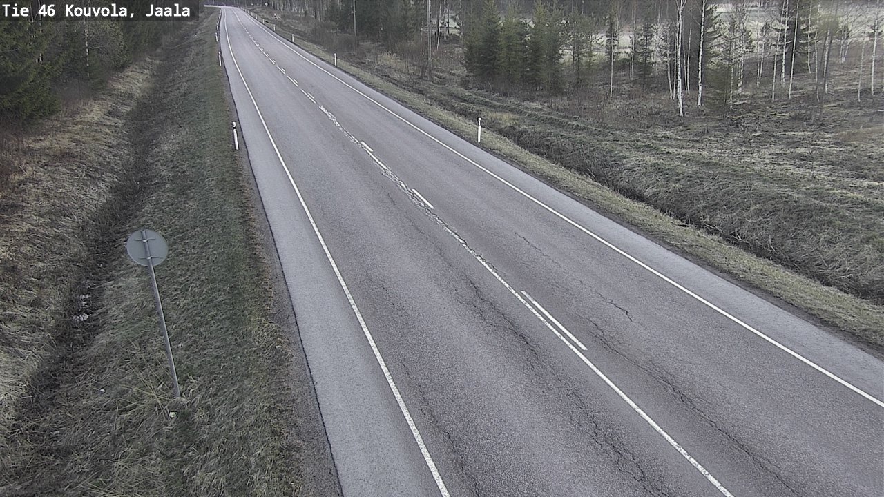 Weather Camera Image Road 46 Kouvola, Jaala, Kouvola, Kymenlaakso