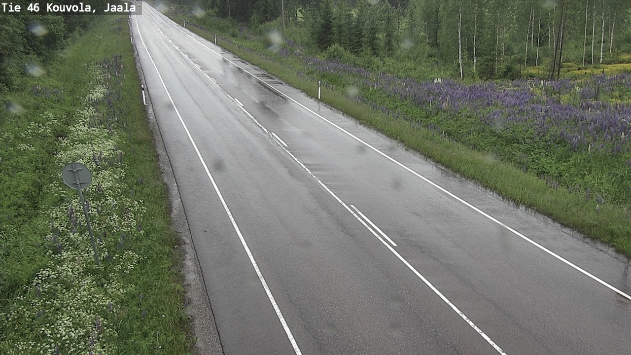 Weather Camera Image Väg 46 Kouvola, Jaala, Kouvola, Kymenlaakso