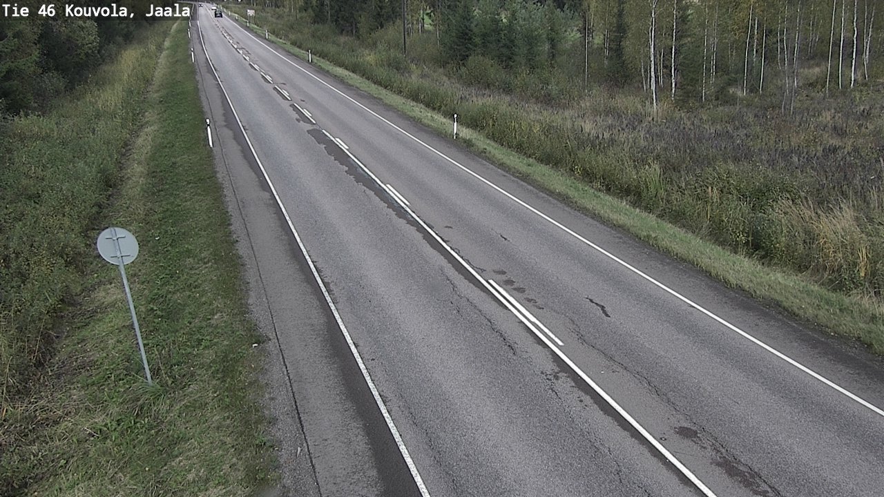 Weather Camera Image Road 46 Kouvola, Jaala, Kouvola, Kymenlaakso