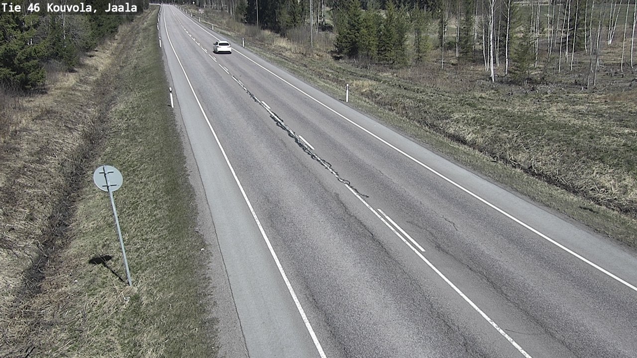 Weather Camera Image Road 46 Kouvola, Jaala, Kouvola, Kymenlaakso