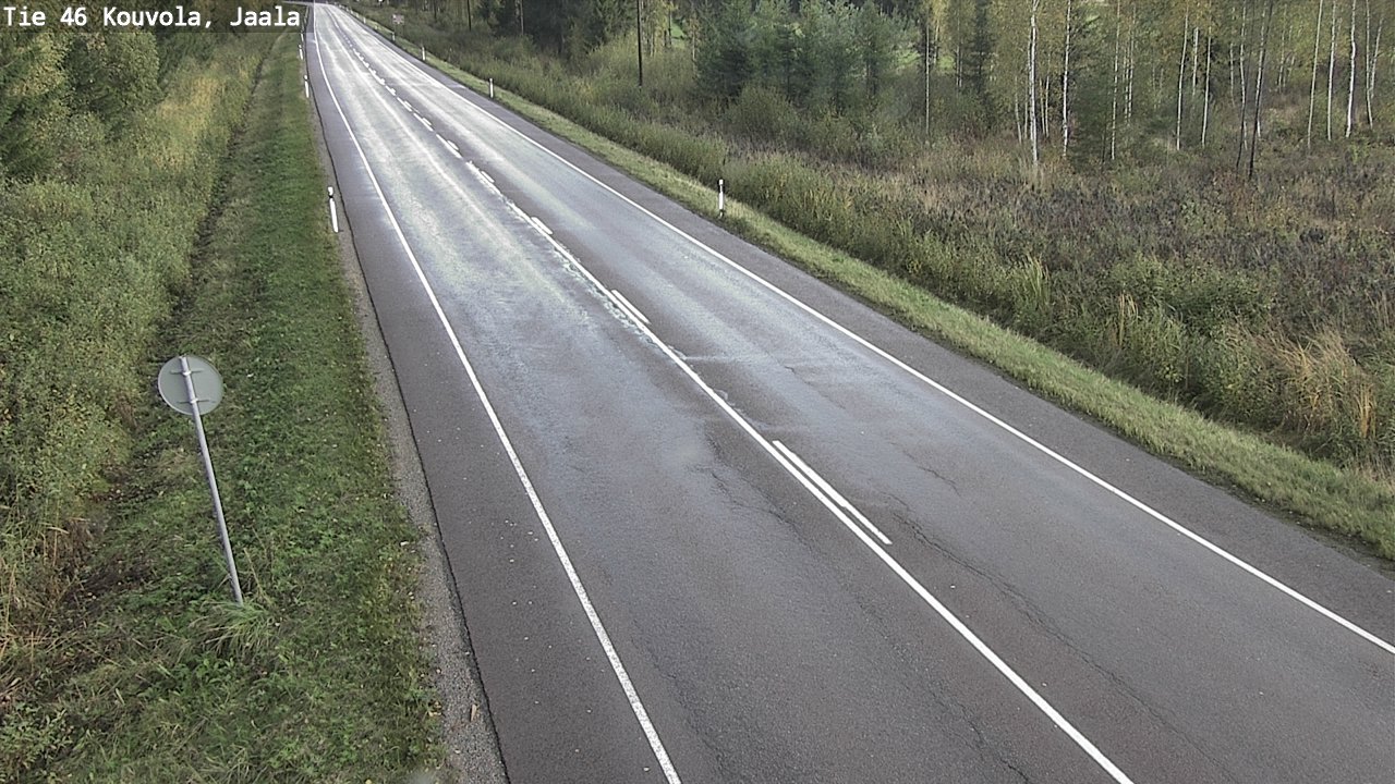 Weather Camera Image Road 46 Kouvola, Jaala, Kouvola, Kymenlaakso