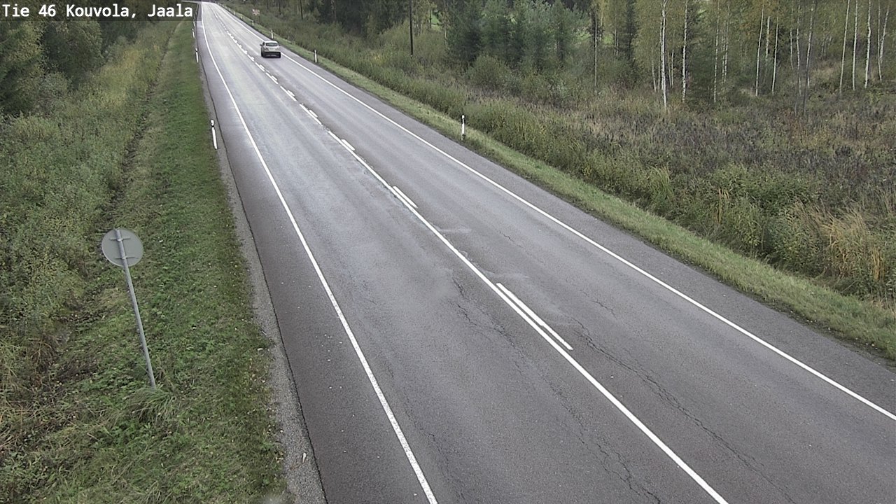 Weather Camera Image Road 46 Kouvola, Jaala, Kouvola, Kymenlaakso