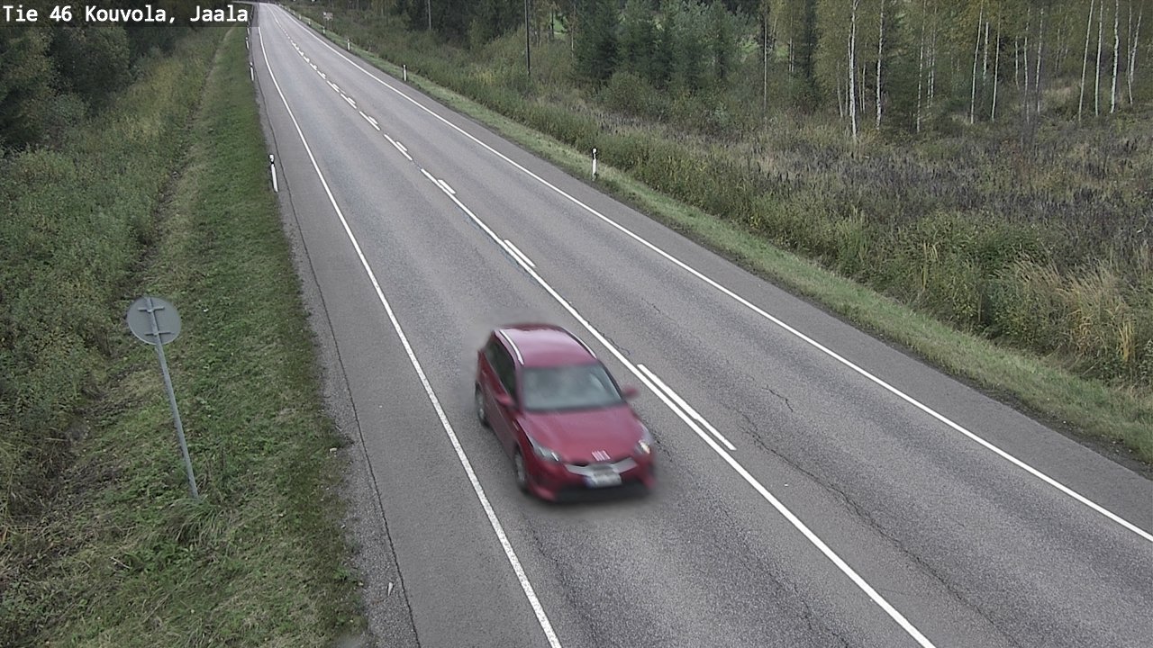 Weather Camera Image Road 46 Kouvola, Jaala, Kouvola, Kymenlaakso