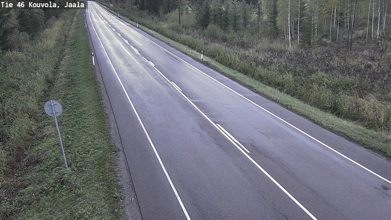 Weather Camera Image Road 46 Kouvola, Jaala, Kouvola, Kymenlaakso
