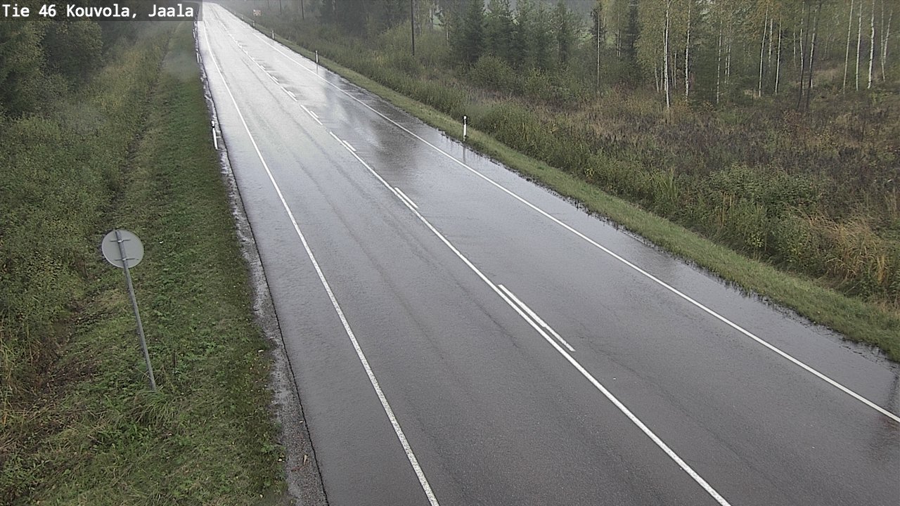 Weather Camera Image Road 46 Kouvola, Jaala, Kouvola, Kymenlaakso
