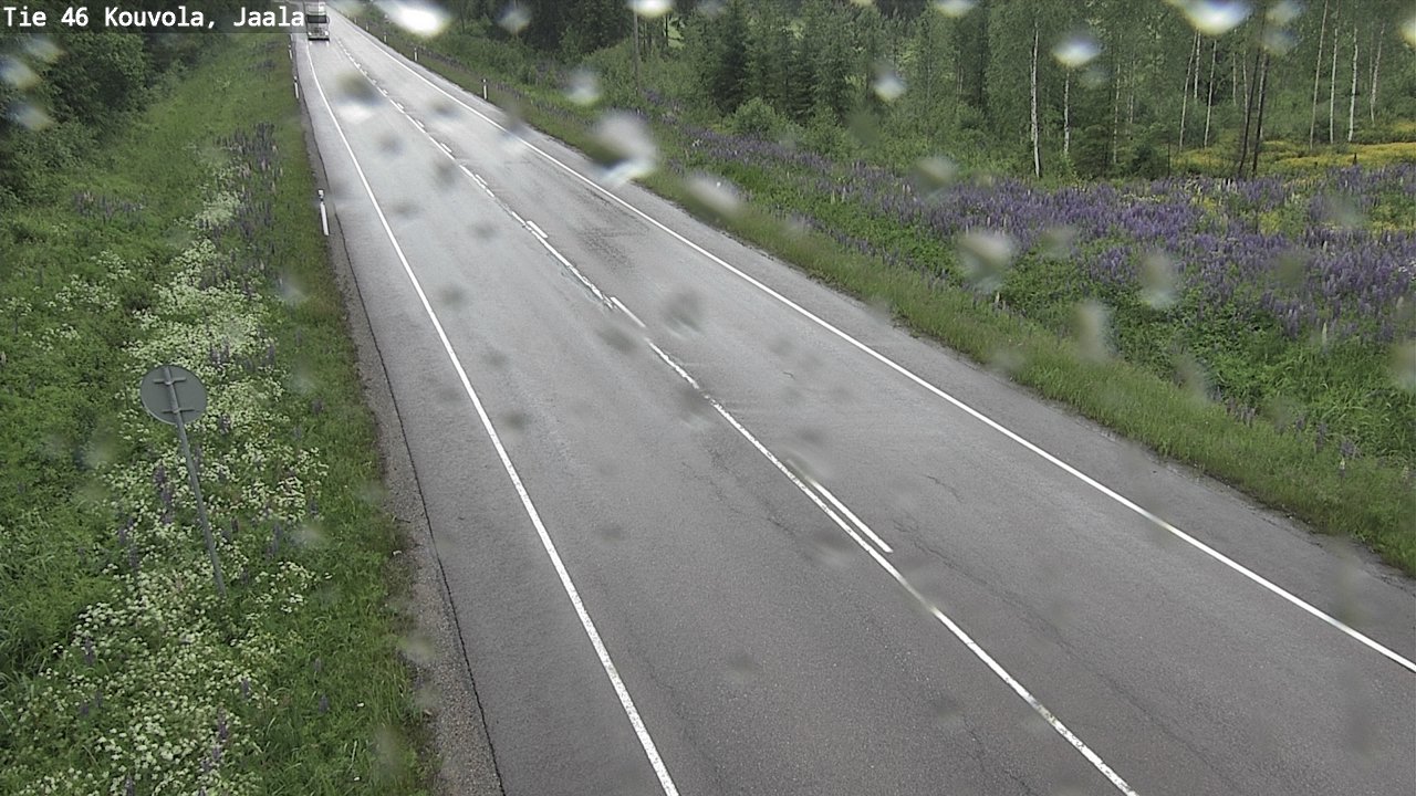 Weather Camera Image Väg 46 Kouvola, Jaala, Kouvola, Kymenlaakso