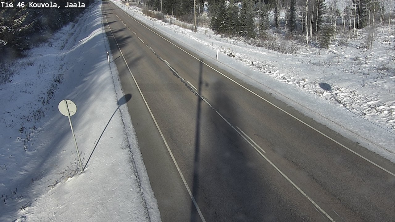 Weather Camera Image Väg 46 Kouvola, Jaala, Kouvola, Kymenlaakso