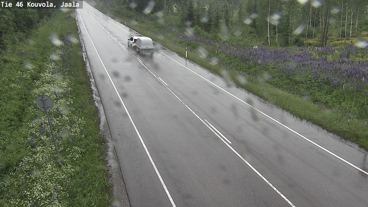 Weather Camera Image Väg 46 Kouvola, Jaala, Kouvola, Kymenlaakso