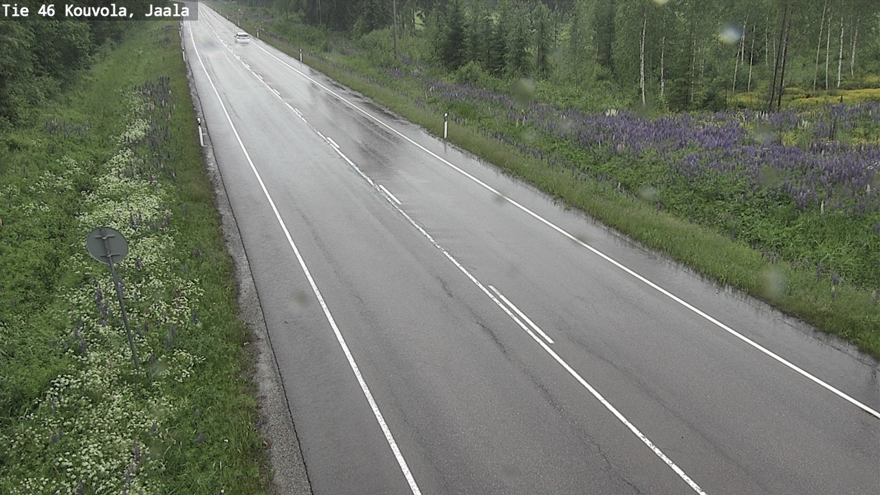 Weather Camera Image Väg 46 Kouvola, Jaala, Kouvola, Kymenlaakso