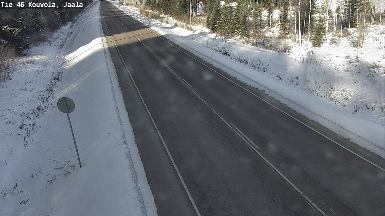 Weather Camera Image Väg 46 Kouvola, Jaala, Kouvola, Kymenlaakso