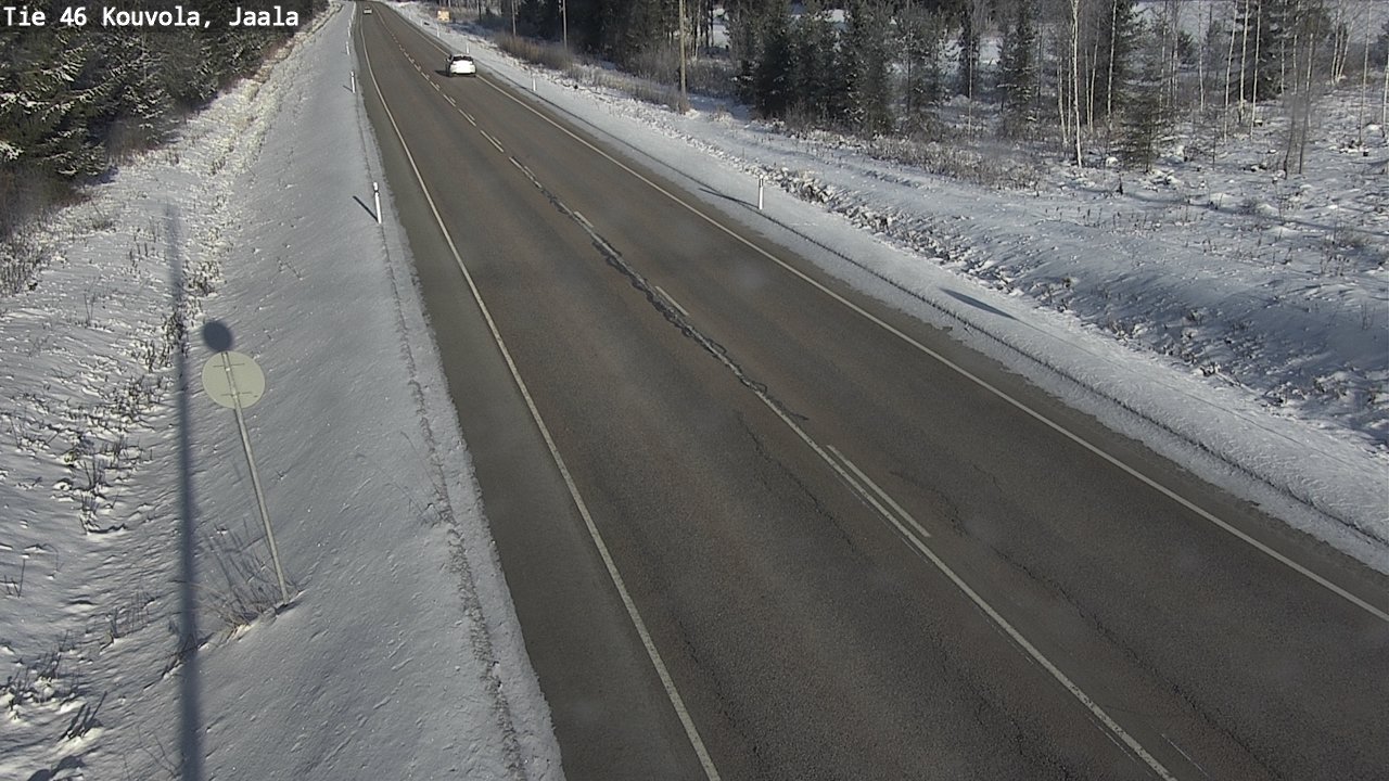 Weather Camera Image Road 46 Kouvola, Jaala, Kouvola, Kymenlaakso