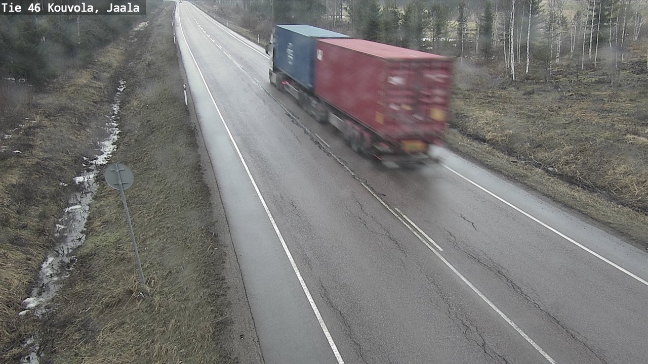 Weather Camera Image Road 46 Kouvola, Jaala, Kouvola, Kymenlaakso