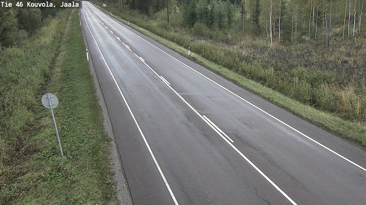Weather Camera Image Road 46 Kouvola, Jaala, Kouvola, Kymenlaakso